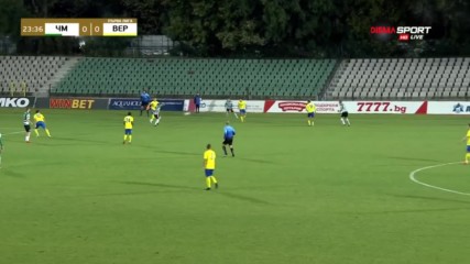 Черно море - Верея 2:0 /първо полувреме/