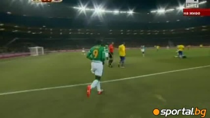 Антифутбол на Кака в края на мача с Кот д`ивоар 