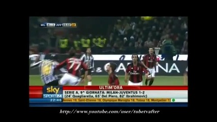 Милан 1:2 Ювентус (30 - 10 - 2010г.) 