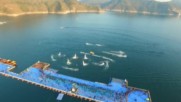 В Китай откриха плаващи кейове, дълги 50 000 метра (ВИДЕО)