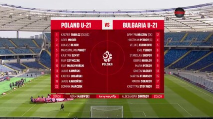 Полша U21 – България U21 /състави/