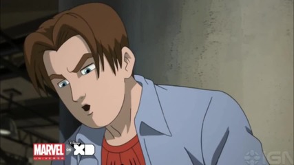'ultimate Spider-man' 2012 Clip Food Fight!