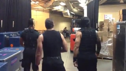 The Shield - December 2nd, 2013 Backstage