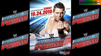 Wwe Bragging Rights 2010 Official Poster 2 Featuring The Miz 