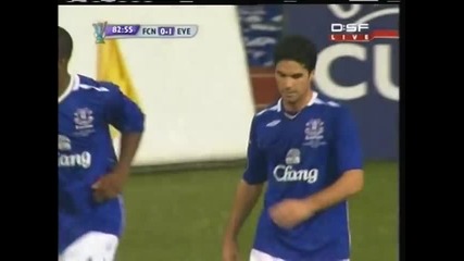 2007 Nuremberg (germany) 0-everton (england) 2