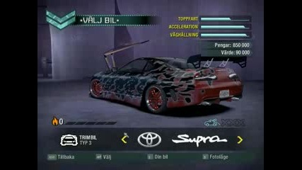 Need For Speed Carbon Cars