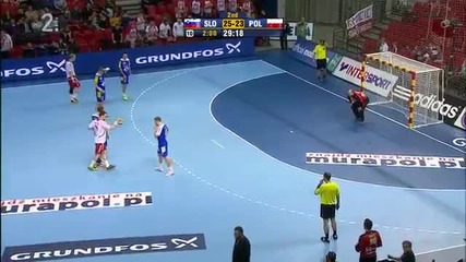 Slovenia - Poland 25_24 (2013 World Men's Handball Championship)