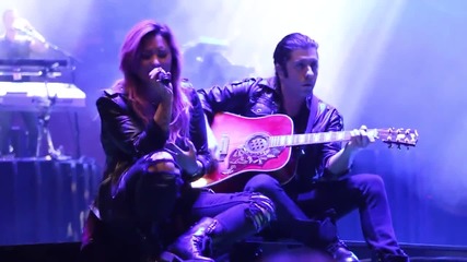 Прекрасната!!! Demi Lovato Live_ Believe in Me - Neon Lights Tour Soundcheck 02_09_14