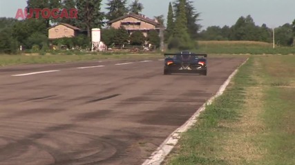 Pagani Zonda R driven by autocar.co.uk 