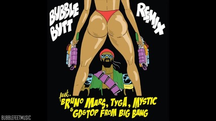 Major Lazer - Bubble Butt ( Ft. Bruno Mars , Gd & Top from Big Bang , Tyga & Mystic )