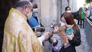 Spain: Hundreds of pets receive blessing of patron saint San Anton in Madrid