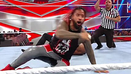 The Street Profits & R-Truth vs. The Usos & Omos: Raw, July 11, 2022
