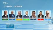 Кои са водачите на листите на част от политическите сили в 25-и МИР