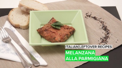 Turning leftover eggplants into melanzana alla parmigiana