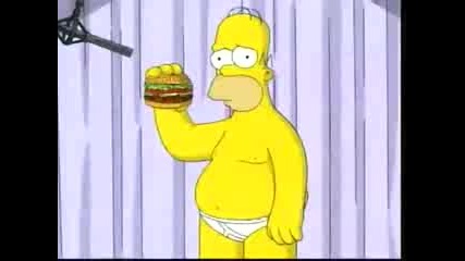 Homer Burger King Blooper Commercial