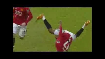 Nani Backflip Against Arsenal