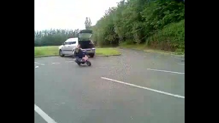 Mini Moto Car park track. 