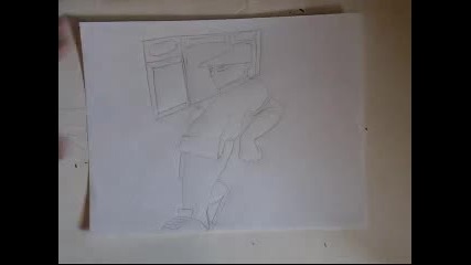 Drawing a Graffiti Character by Wizard