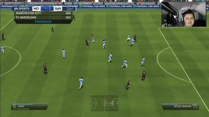 Fifa 14 Gameplay: Manchester City vs Barcelona - Full Game ( Demo )