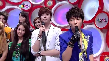 (hd) F (x) - Interview ~ Inkigayo (17.06.2012)