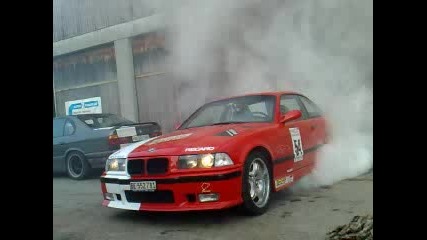 Bmw M3 E36 burnout