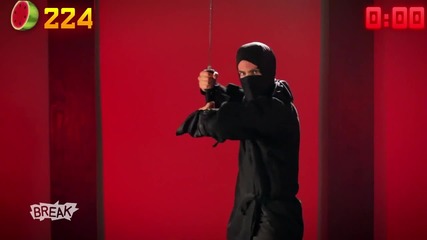 Fruit Ninja in Real Life