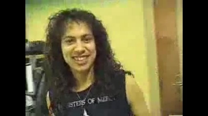 Backstage With Metallica In Fresno 92