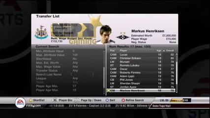 Fifa 12 - Best Young Players Age 17-19 With 75+ Rating - Youtube