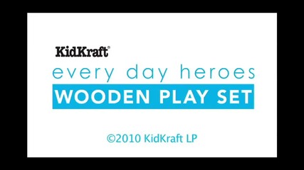 Kidkraft Дървен комплект за игра Герои в ежедневието