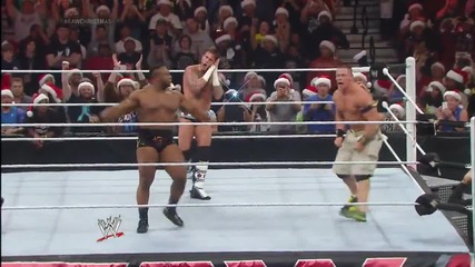 John Cena, Cm Punk & Big E. Langston vs. The Shield- Raw, Dec. 23, 2013