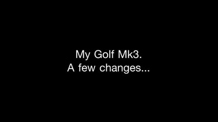Vw Golf Mk3, Gl Iii Project