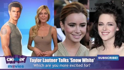 Taylor Lautner Talks Co-star's Competing Snow White Movies