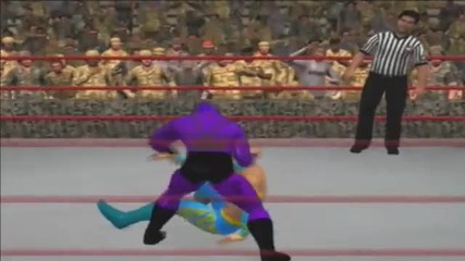 Wwe Svr11 Online - Mistico (me) vs. Rey Mysterio Jr. (mrsolidblake) Extreme Rules match 1_2