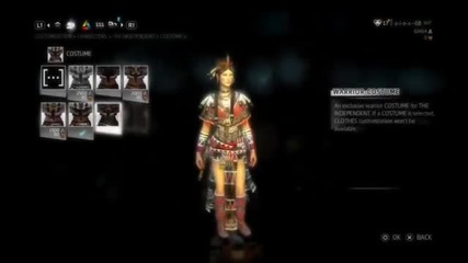 All Warrior Costumes For Assassin's Creed 3 Multiplayer Characters Customization