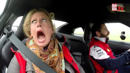 Реакция на жена при возене в Nissan Gt- R Nismo !