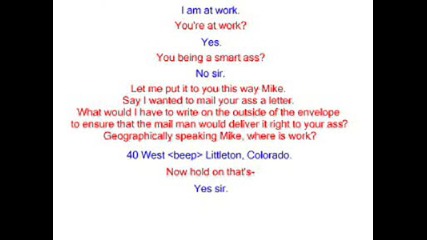 The Greatest Prank Call Ever