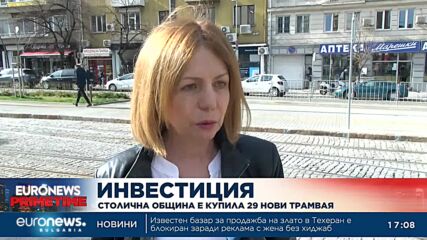 Столична община е купила 29 нови трамвая