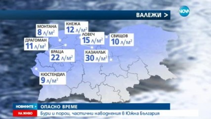 Кога ще спре да вали?