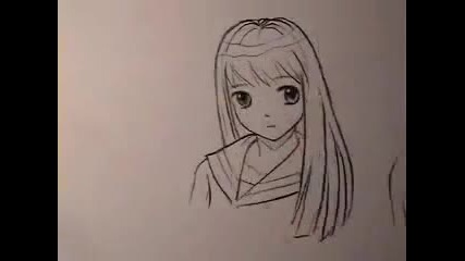 How to Draw Manga Hair - Curly Vs. Straight // Как да нарисуваме манга коса - Къдрава срещу Права ..