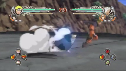 Naruto Shippuden_ Ultimate Ninja Storm Generations_danzo vs Naruto and Sasuke