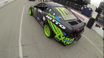 Monster Drift- Vaughn Gittin Jr slays the streets of Long Beach [gopro Hero 3 Edit]