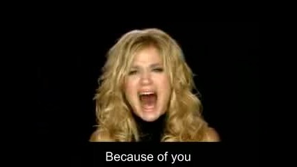 Kelly Clarkson - Because Of You[with Lyrics]