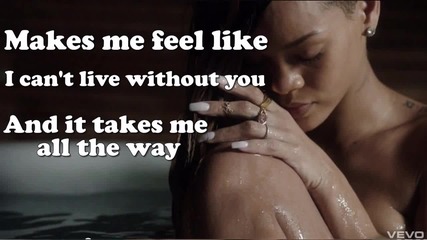 Rihanna - Stay ft. Mikky Ekko (lyrics On Screen)