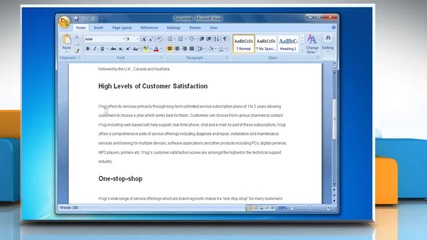 Microsoft Word 2007: How to change Line Spacing
