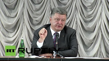 Ukraine: Poroshenko announces creation of buffer zone in E. Ukraine