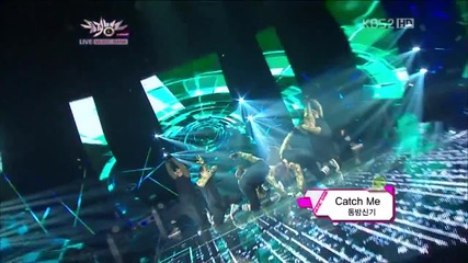 (hd) Tvxq - Catch Me ~ Music Bank (19.10.2012)