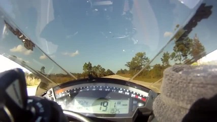 Top speed 208 mph kawasaki zx10r 2011