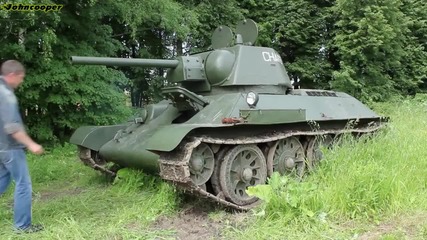 Танк Т34 - тест драйв