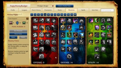 Season 5 Mastery Pages - League of Legends