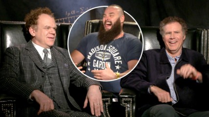 Braun Strowman interviews Will Ferrell & John C. Reilly about their new movie, "Holmes & Watson"